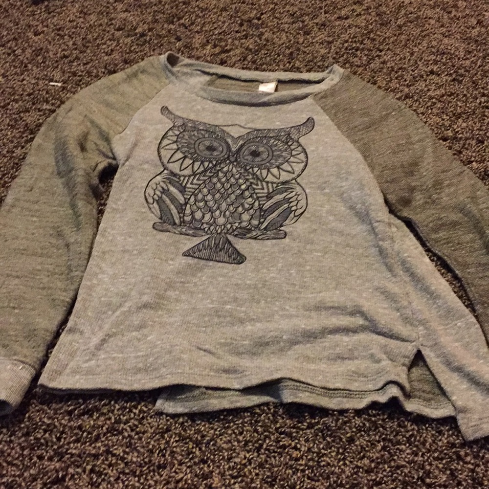 Owl long sleeve shirt